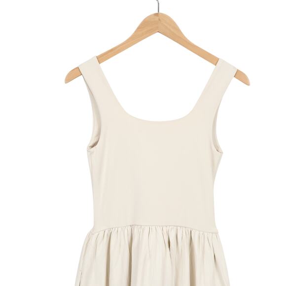 J.Crew Drop Waist Mixy Dress Natural Size XS Tall NWT - Picture 7 of 10